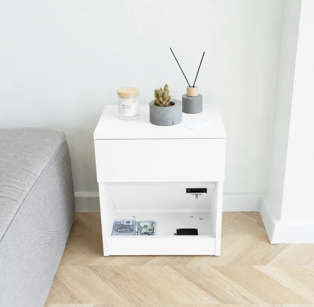 Safe Nightstand | Hidden Security Storage