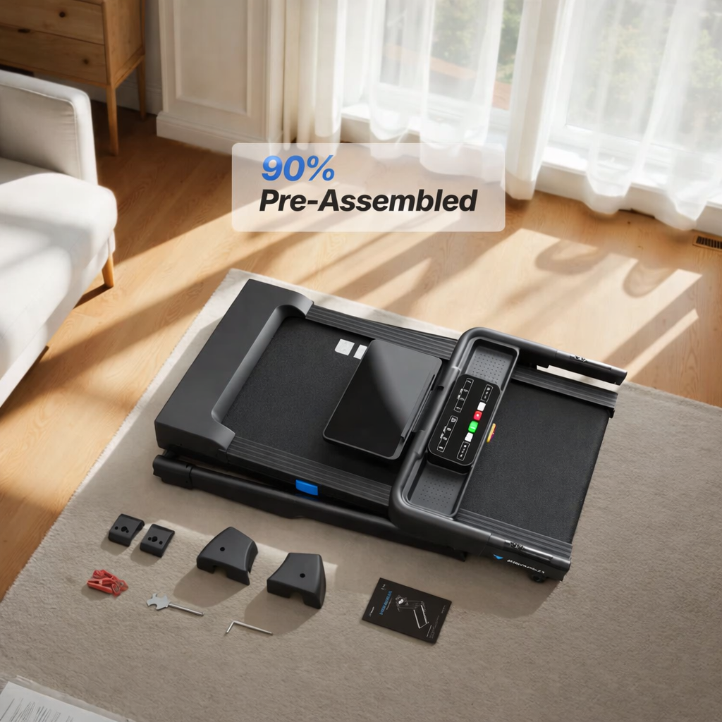 Foldable Treadmill with 15% Auto Incline