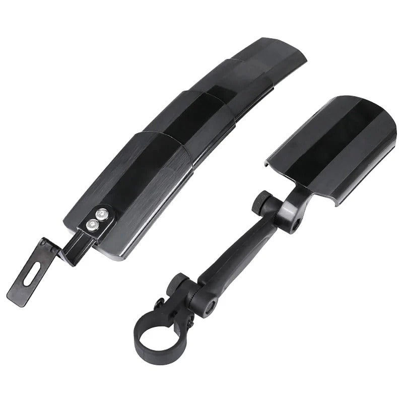 Universal Retractable Bike Mudguard Set – Front & Rear Adjustable Fenders for MTB & Road Bikes – Quick Release & Durable Engineering Plastic